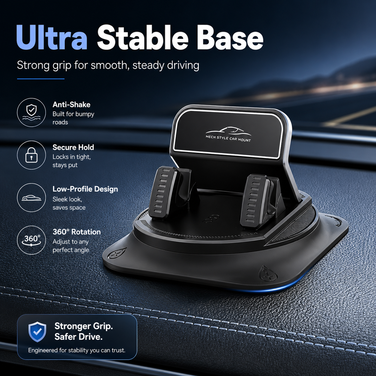 🔥HOT SALE 49% OFF🚗 360° Rotating Car Phone Holder
