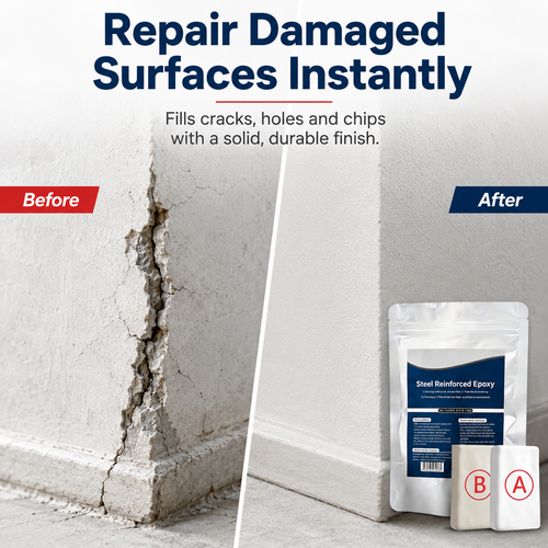 💥SAVE 50% NOW🏠Steel Reinforced Epoxy Repair Putty — Universal Glue for Metal, Wood, Plastic