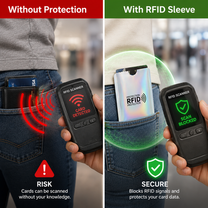 🔒ONLY TODAY 50% OFF💳 RFID Blocking Sleeves – Stop Digital Pickpockets
