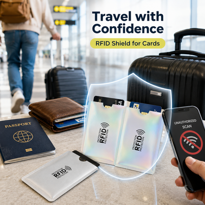 🔒ONLY TODAY 50% OFF💳 RFID Blocking Sleeves – Stop Digital Pickpockets