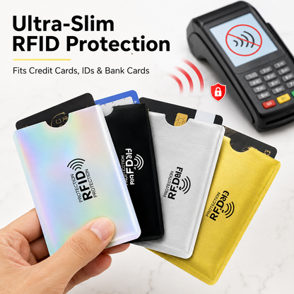🔒ONLY TODAY 50% OFF💳 RFID Blocking Sleeves – Stop Digital Pickpockets
