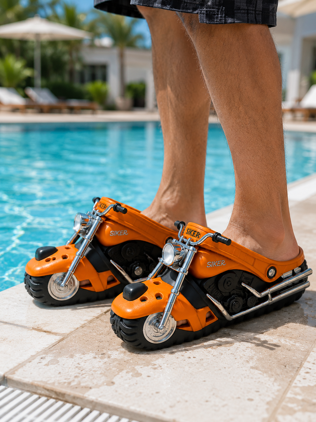 🏍️ Ride-On Motorcycle Slippers™🔥