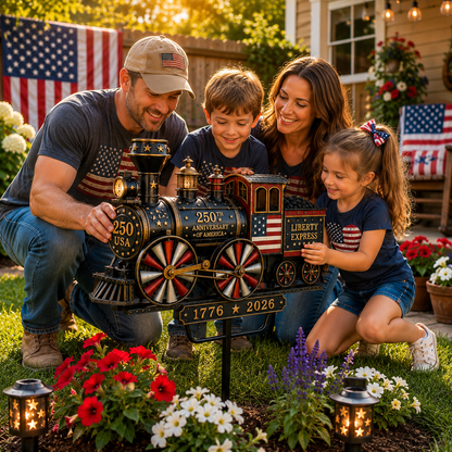 🔥LIMITED TIME 55% OFF🇺🇸 USA 250 "Liberty Express" Garden Wind Spinner