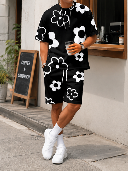 Hot Sale🌺 Men's Floral Print 2-Piece Summer Set