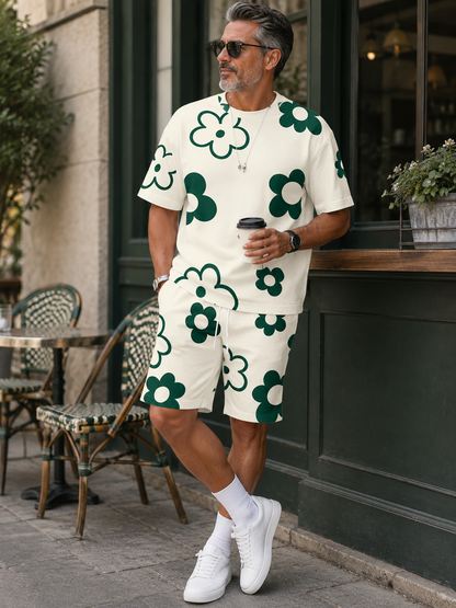 Hot Sale🌺 Men's Floral Print 2-Piece Summer Set