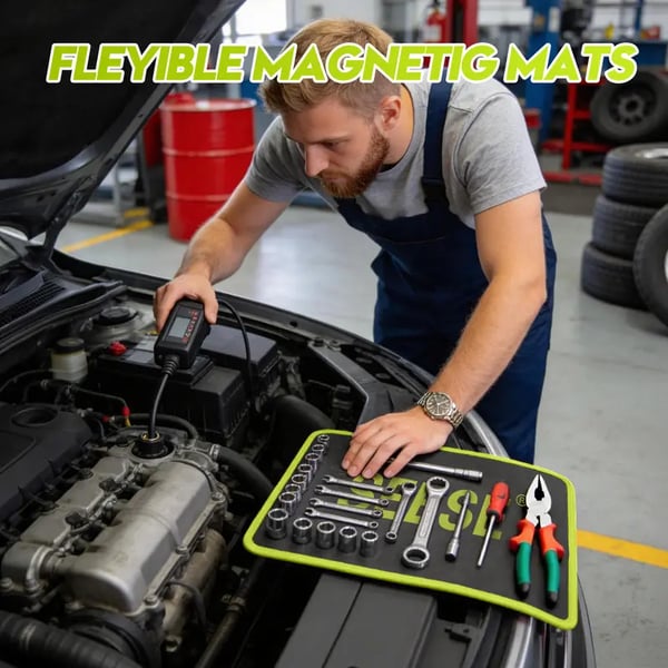 🔥HOT SALE 50% OFF🔧 Magnetic Tool Mat – Keep Screws Sockets & Tools Locked in Place