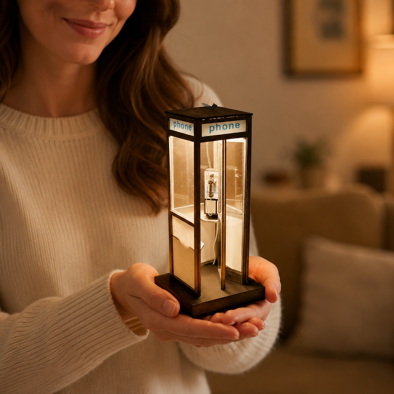 🔥HOT SALE 50% OFF💡Phone Booth Table Lamp: A Nighttime Decoration