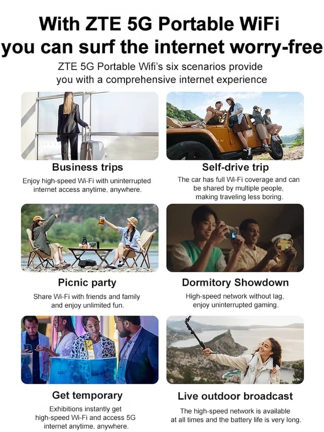 🌎Ends Today: 70% OFF!🔥Hot Sale🔥[Power on and use, free for life] All-network portable wifi