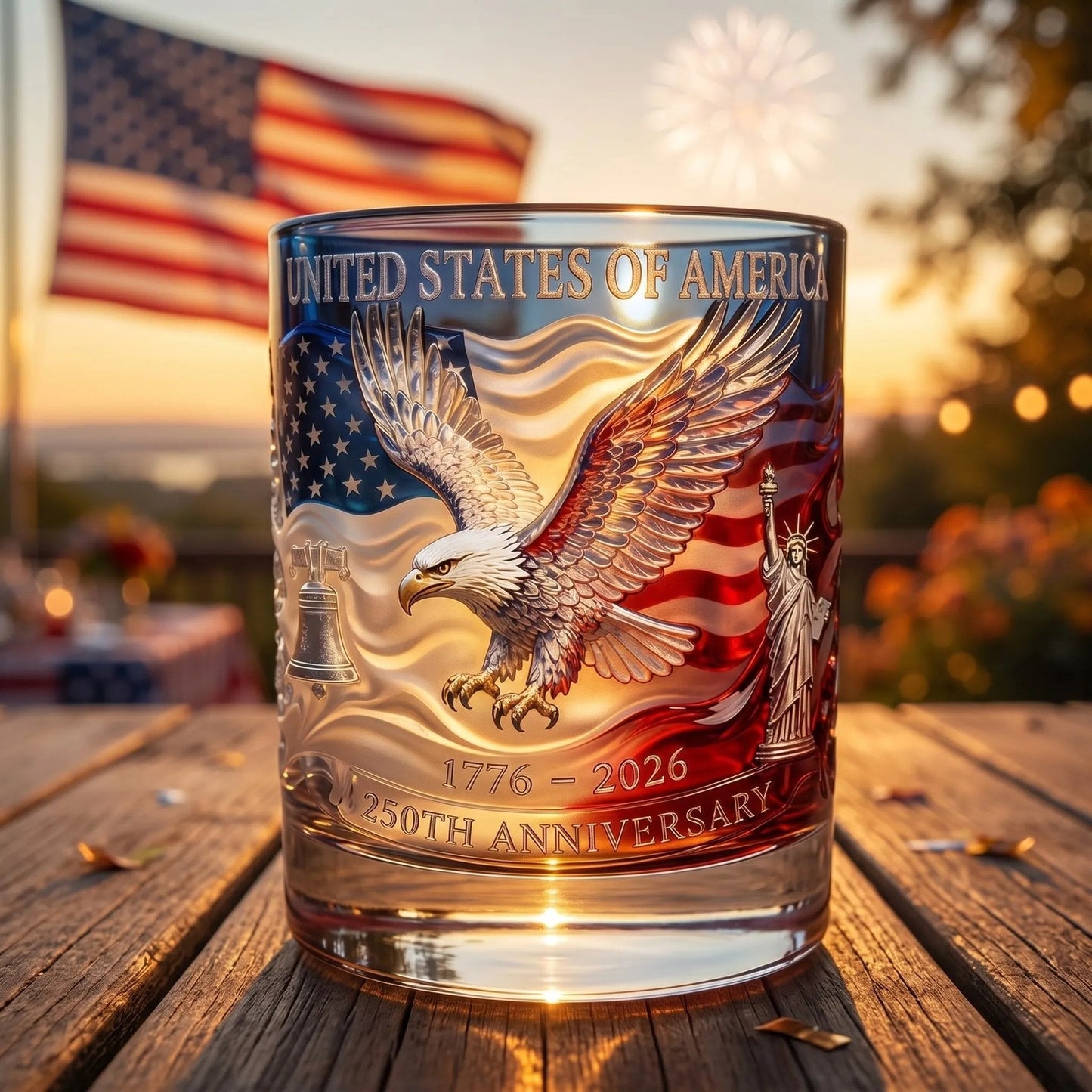 🔥HOT SALE 🦅Bald Eagle Whiskey Bottle -250th Anniversary Commemorative Bottle