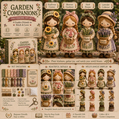 🎁Last Day:49% OFF🧵 Tiny Worlds Collection – Patchwork DIY Kit Series