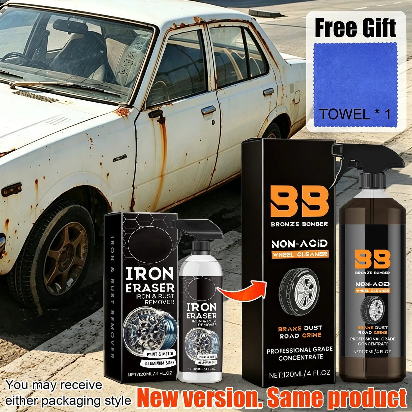 🔥HOT SALE 49% OFF🚗Automotive Rust Remover Spray – Say Goodbye to Rust Forever