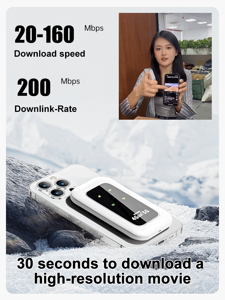 🌎Ends Today: 70% OFF!🔥Hot Sale🔥[Power on and use, free for life] All-network portable wifi