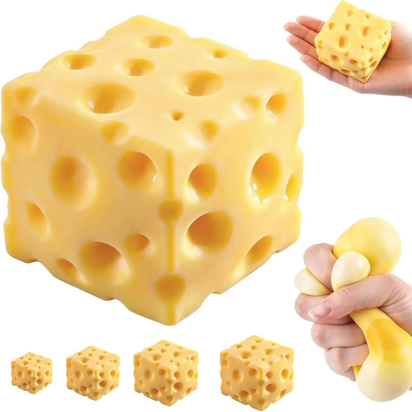 🔥Last Day: 49% OFF🔥Slow Rise Squishy Cheese Block, Fun Desk Decor