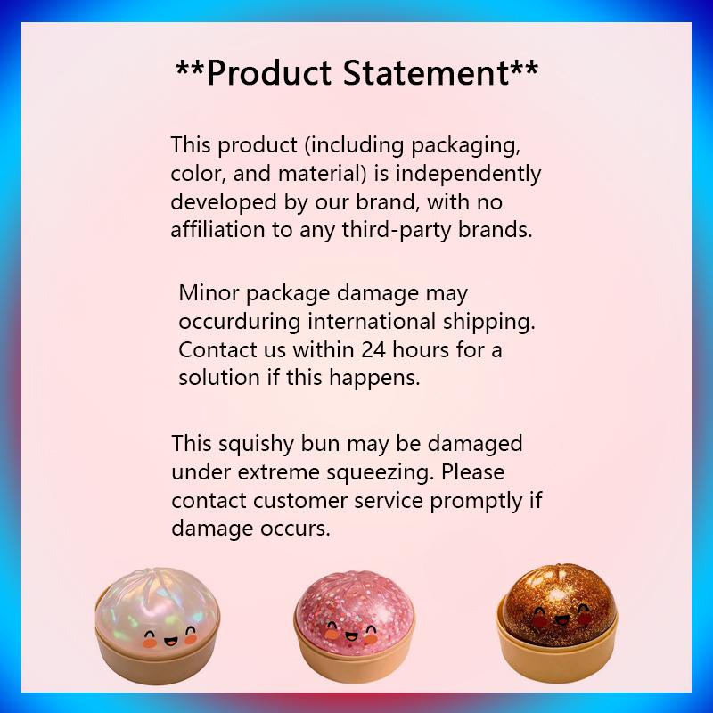 Expressive Dumpling Squishy - Blind Box, Mysecret Bun Fidget Toy