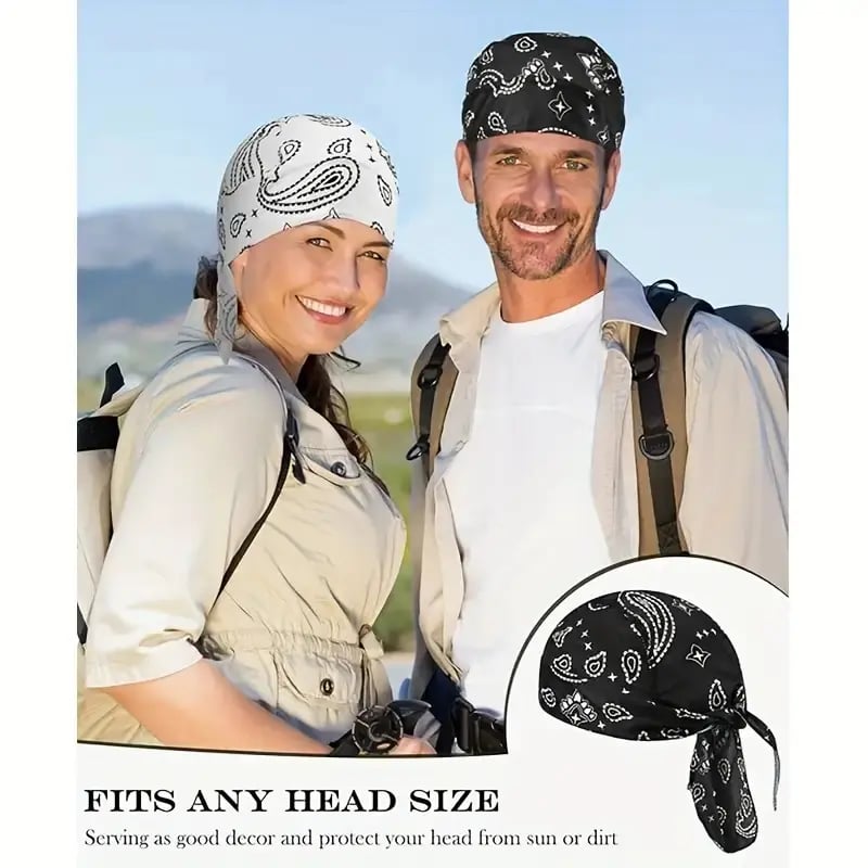 🔥HOT SALE 50% OFF🎁💨 Paisley Cooling Headscarf – Elastic Fit, No Pressure 🏃‍♂️Summervibes🌿