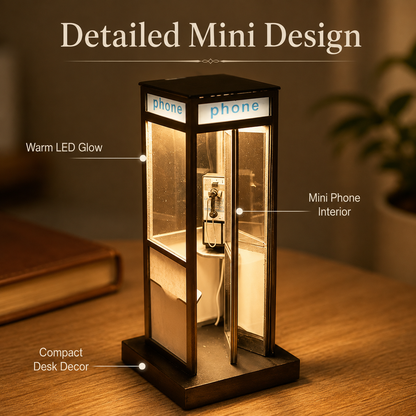 🔥HOT SALE 50% OFF💡Phone Booth Table Lamp: A Nighttime Decoration