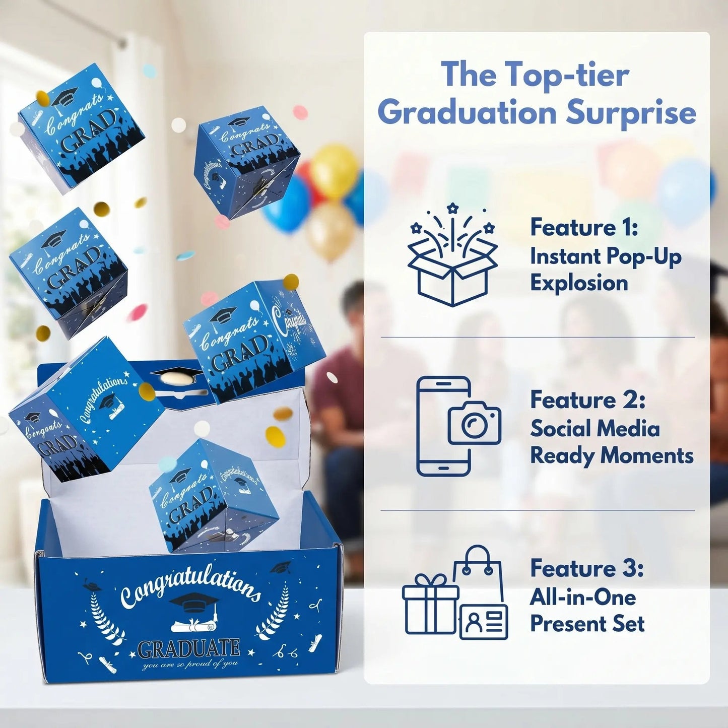🔥HOT SALE 49% OFF🎓2026 Graduation Surprise Pop-Up Gift Box