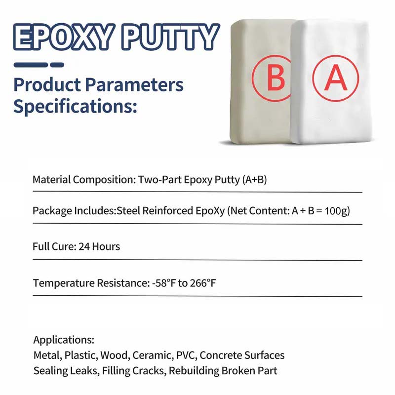 💥SAVE 50% NOW🏠Steel Reinforced Epoxy Repair Putty — Universal Glue for Metal, Wood, Plastic