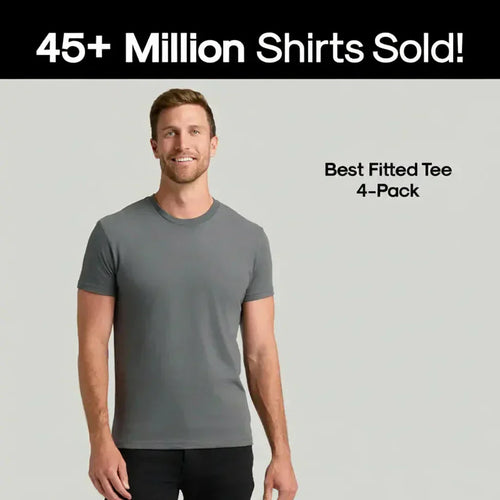 🧵 🧵True Classic Men’s 4-Pack Short Sleeve Crew Neck T-Shirts