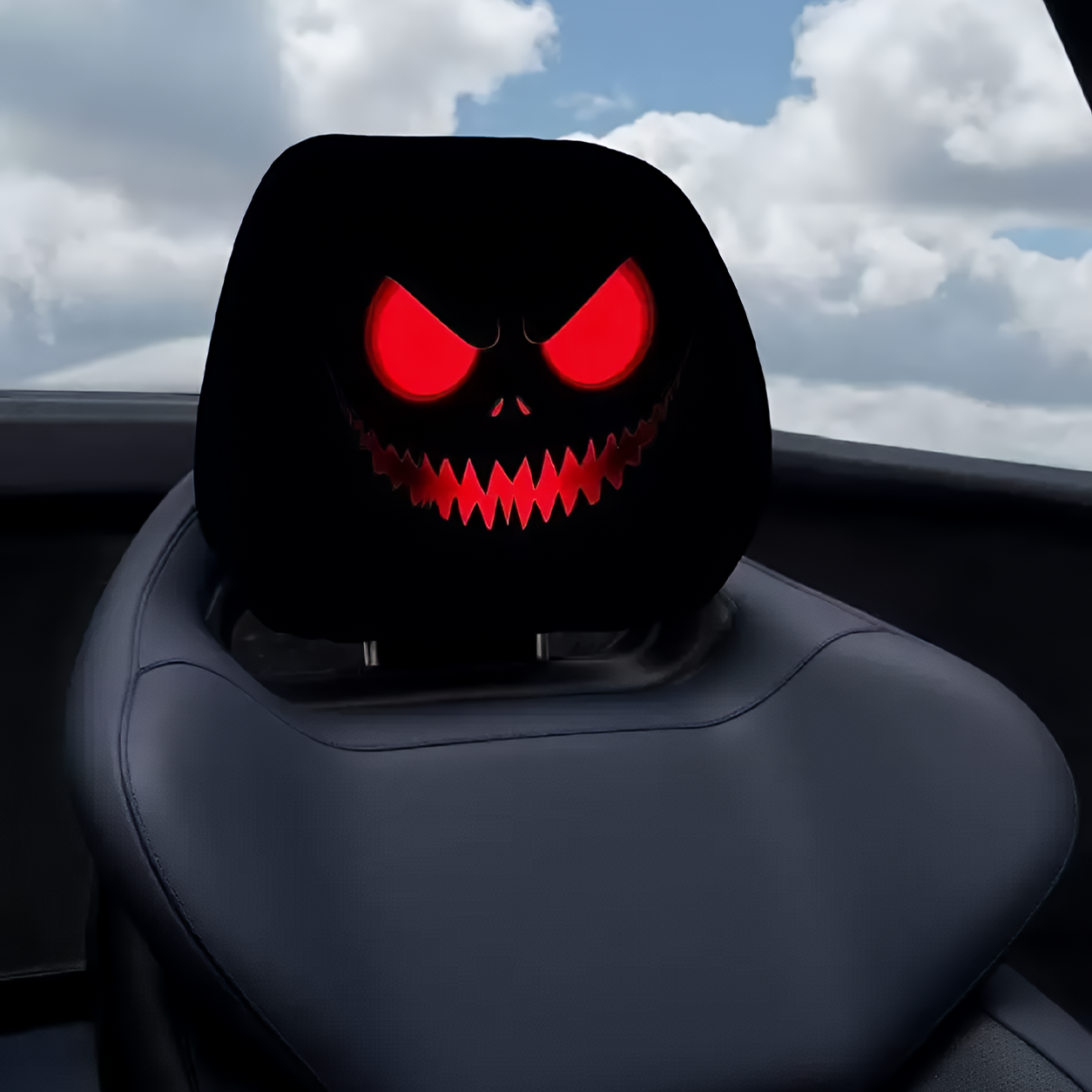 🔥Summer Promotion 55% OFF💥😆 Funny Cartoon Car Headrest Covers – 2PCS Universal Fit 🚗