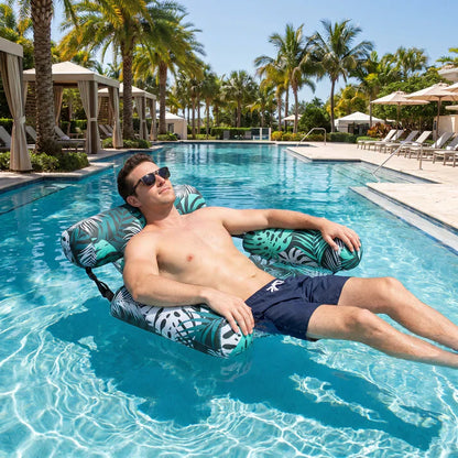 🔥HOT SALE 55% OFF☀️ Ultimate Comfort Pool Float Lounger – Relaxing Inflatable Water Chair For Adults💺