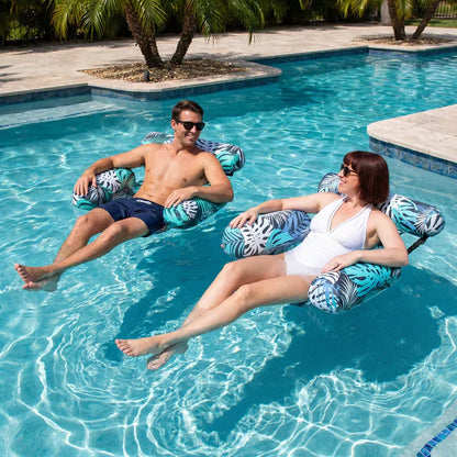 🔥HOT SALE 55% OFF☀️ Ultimate Comfort Pool Float Lounger – Relaxing Inflatable Water Chair For Adults💺