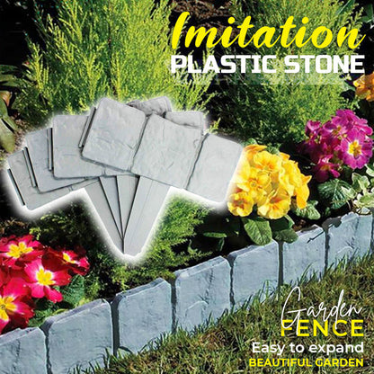 Faux Stone Garden Edging Border – Natural Rock Look Landscape Edge