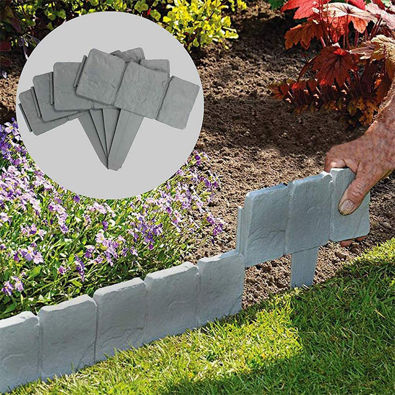 Faux Stone Garden Edging Border – Natural Rock Look Landscape Edge