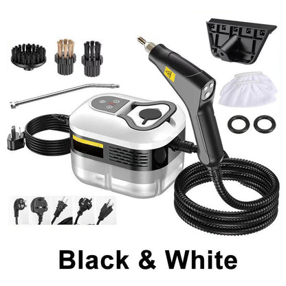🧼 50% OFF NOW! 💨 Handheld Steam Cleaner – 105°C High Temp, 6-Level Adjustable Steam & 9 Accessories 🚿