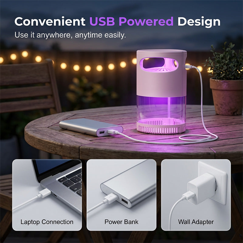 🌙HOT SALE 50% OFF🔥Quiet UV Mosquito Trap – Chemical-Free & Safe for Kids & Pets🦟